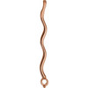Family Slide Pendant Mounting in 14 Karat Rose Gold for Round Stone, 1.23 grams