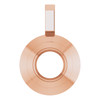 Bezel Set Solitaire Pendant Mounting in 14 Karat Rose Gold for Round Stone, 0.8 grams