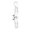 Accented Pendant Mounting in 10 Karat White Gold for Round Stone, 1.76 grams