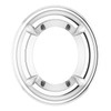 Solitaire Pendant Mounting in 10 Karat White Gold for Oval Stone, 5.06 grams