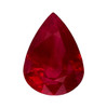 Low Price on 1.52 Carat Loose Fine Ruby Gem,  Pear Shape,  9.3 x 6.7 mm
