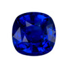 1.18 Carat Genuine Blue Sapphire Gemstone, Cushion Shape, 6 x 6 mm, Royal Blue