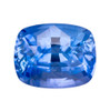 1.57 Carat Genuine Blue Sapphire Gemstone, Cushion Shape, 7.3 x 5.7 mm, Cornflower Blue