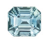 1.15 Carat Blue Green Fine Quality Sapphire Gemstone, Octagon Cut, 5.8 x 5.2 mm