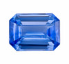 2.03 Carat Genuine Blue Sapphire Gemstone, Emerald Cut, 8.4 x 6.2 mm, Royal Blue