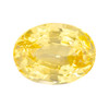 GIA No Heat 1.54 Ct. Yellow Sapphire Gem in Oval, 7.62 x 5.65 x 4.1 mm