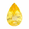 2.06 Yellow Sapphire Pear 9.9 x 6.6 mm