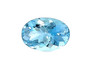 Oval Shape, 2.2 Carat, Aquamarine Gem, 9.36 x 7.8 x 5.35mm, Medium Greenish Blue Color