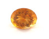 Round Shape, 4.83 carats Orange Loose Citrine Gem, 11.13 x 7.72