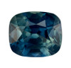 1.82 Carat Teal Colored Sapphire Gem, Cushion Shape, 7.1 x 6 mm, Well Priced Gem