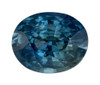 1.68 Carat Teal Colored Sapphire Gem, Oval Shape, 7.6 x 6.1 mm, Well Priced Gem