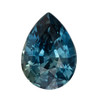 2.7 Carat Teal Colored Sapphire Gem, Pear Shape, 9.8 x 7.1 mm, Well Priced Gem