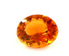 Round Shape, 5.04 carats Orange Loose Citrine Gem, 12.05 x 7.07