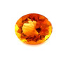 Round Shape, 5.85 carats Orange Loose Citrine Gem, 12.04 x 7.99