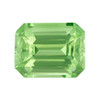 1.67 Carat Green Garnet Gemstone, Octagon Shape,  7.4 x 5.7 mm