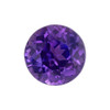 0.85 Carat Pretty Purple Sapphire Gem, Round Shape, 5.3 mm