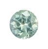 0.95 Carat Lovely Green Sapphire Gem, Round Shape, 5.7 mm