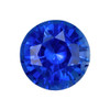 1.16 Carat Gemmy Blue Sapphire Gemstone, Round Shape, 6.1 mm, Royal Blue