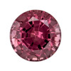 1.68 ct Special Rose Raspberry Pink Garnet Gem,  Round Shape, 6.8 mm