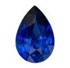 1.59 Carat Top Quality Blue Sapphire Gem, Pear Cut, 8.9 x 6 mm, Royal Blue Color