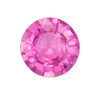 1.06 Carat Pink Sapphire Gemstone, Round Shape, 6.4 x 6.52 x 3.4 mm, GIA No Heat