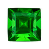 0.19 Carat Green Tsavorite Princess Cut Gemstone, 3mm size | AfricaGems