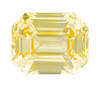 Pure Yellow 2.61 Ct. Yellow Sapphire Pendant Stone, Octagon Shape, GIA Cert, Emerald 8.31 x 6.68 x 4.65 mm