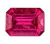 Deal on 0.99 Ct. Vivid Fuschia Red Rubellite Tourmaline, Octagon Cut,  7 x 5 mm