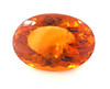 Oval Shape, 22.11 carats Orange Loose Citrine Gem, 20.2 x 17.33 x 11.8