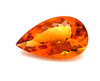 Pear Shape, 10.3 carats Orange Loose Citrine Gem, 18.04 x 13.11 x 8.76