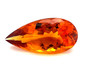 Pear Shape, 11 carats Orange Loose Citrine Gem, 19.84 x 11.97 x 8.99