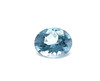 Round Shape Loose 1.07 Carats, Aquamarine Gemstone, 7.03 x 4.36
