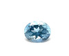 Round Shape Loose 1.12 Carats, Aquamarine Gemstone, 6.99 x 4.66