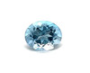 Round Shape Loose 1.12 Carats, Aquamarine Gemstone, 7.01 x 4.63