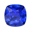 2.03 Carat Blue Sapphire Gemstone, Cushion Shape, 7.7 x 7.6 mm