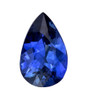 1.21 Carat Blue Sapphire Gemstone, Pear Shape, 9.2 x 5.8 mm