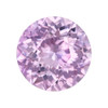 1.04 Carat Lavender Purple Sapphire Gem,  Round Shape,  6.1 mm