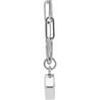 14 Karat White Gold Natural Diamond Micro Bezel to Set Necklace 1/6 CT, 16 Inch - $1,345