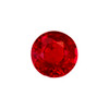 0.62 Carat Loose Ruby Gemstone, Round Shape, 4.8 mm