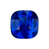 2.04 Carat Blue Royal Color Sapphire Ring Stone, Cushion Cut, 7 x 6.9 mm