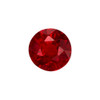 0.63 Carat Loose Ruby Gemstone, Round Shape, 4.9 mm