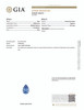 4.78 Carat Blue Sapphire Gem, Rich Blue Color,  Pear Shape, 13.41 x 8.99 x 5.57 mm - GIA