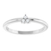 Platinum .04 CTW Natural Diamond Cluster Ring