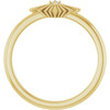 14K Yellow .015 CT Natural Diamond Star Ring