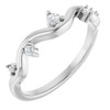 Platinum .07 CTW Natural Diamond Ring