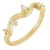 14K Yellow .07 CTW Natural Diamond Ring