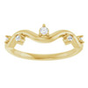 14K Yellow .07 CTW Natural Diamond Ring