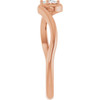 14K Rose 1/6 CT Lab-Grown Diamond  Ring