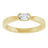 14K Yellow 1/4 CT Natural Diamond Ring