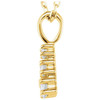 14 Karat Yellow Gold Lab Grown Diamond Necklace 1/6 CTW, 18 Inch - $598